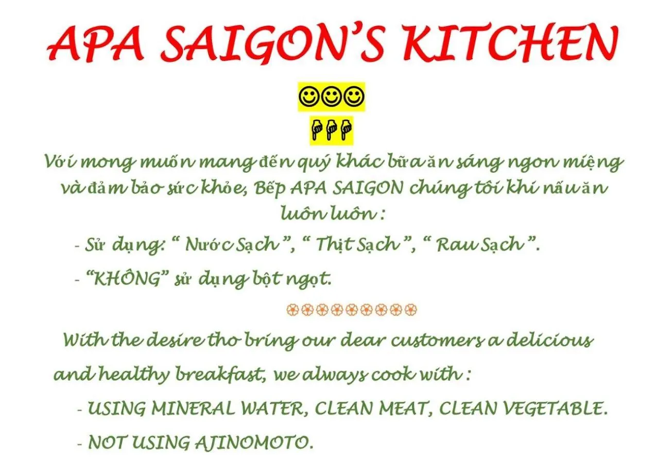 Apa Saigon Apartment Thành Pho Ho Chí Minh